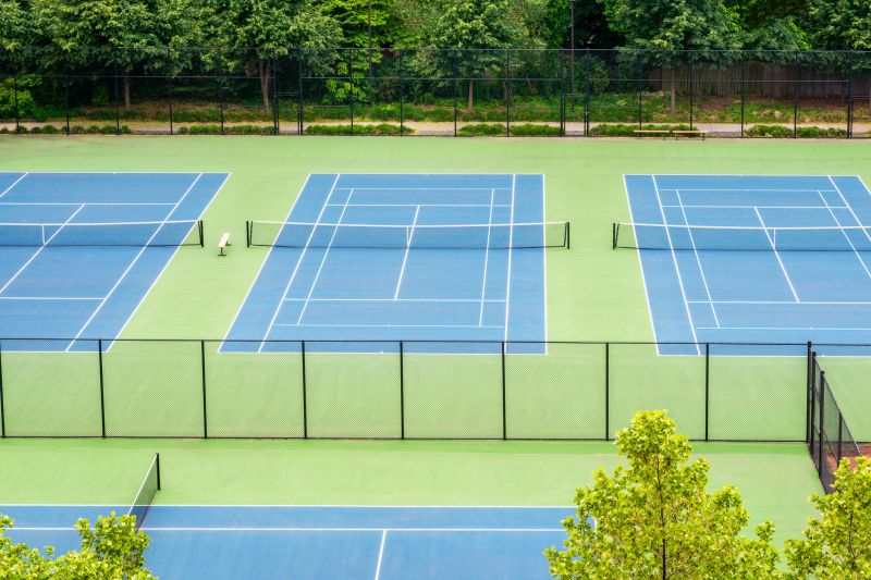 Tennis Court Fence Service detail