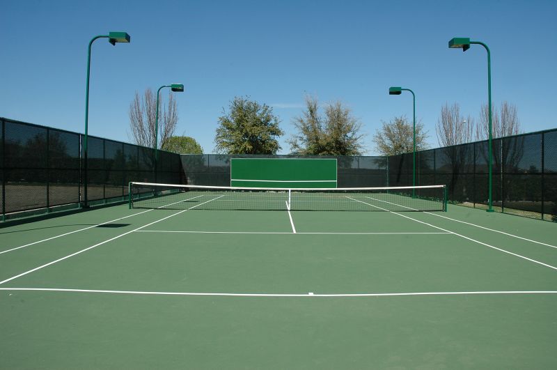Tennis Court Fence Service detail