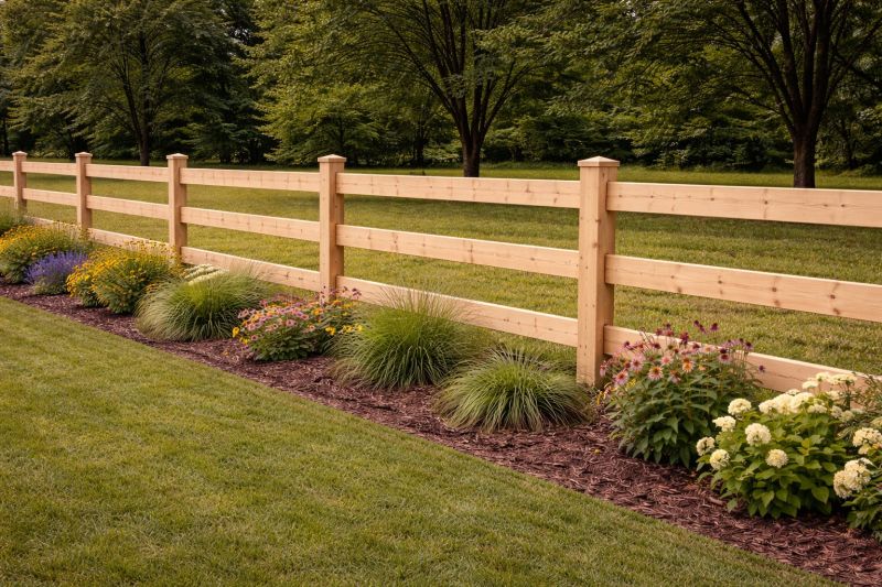 Rail Fence Replacement in Pearland, TX